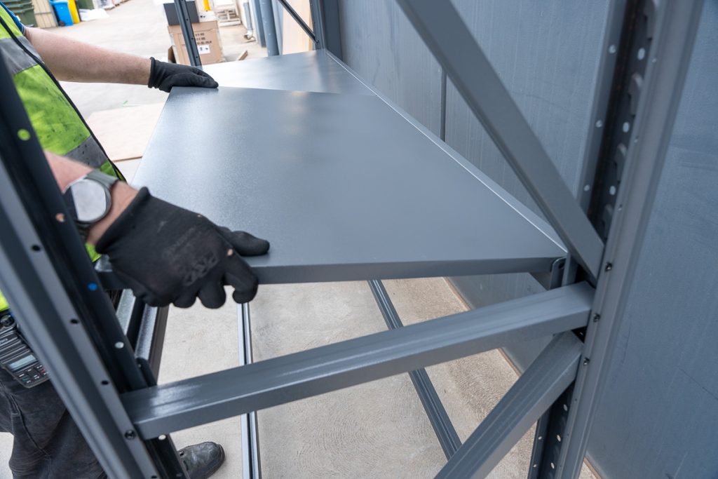 Finishing Touches - Shelf units should just sit flush