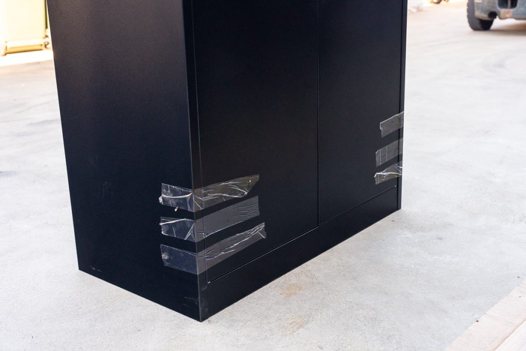 Quick Hack - Use heavy-duty tape to hold the panels on the bottom